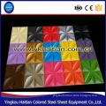 Color Steel Material Product,fire Preventation And Waterproof 3d Acoustic Diffuser Wall Panel